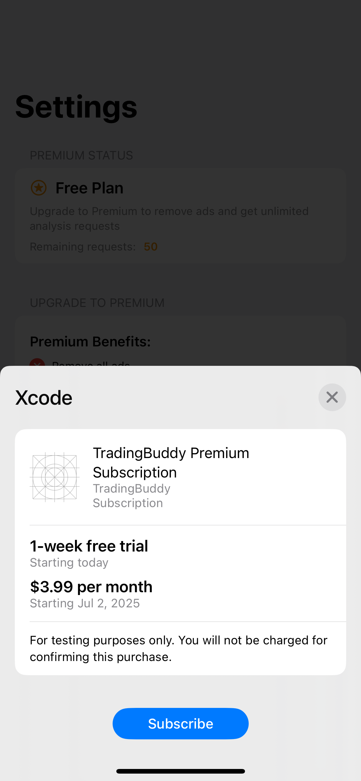 TradingBuddy Main Interface